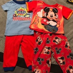 (2) pajama sets